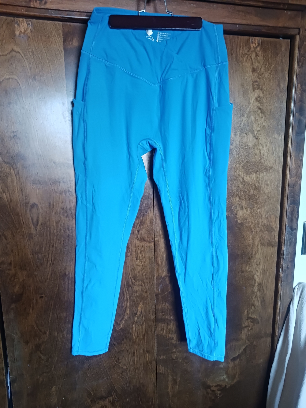 Bright Blue High-Rise Active Joggers